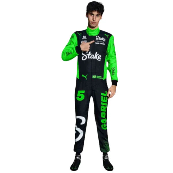 Gabriel Bortoleto Kick Sauber Stake 2025 F1 Team Racing Suit