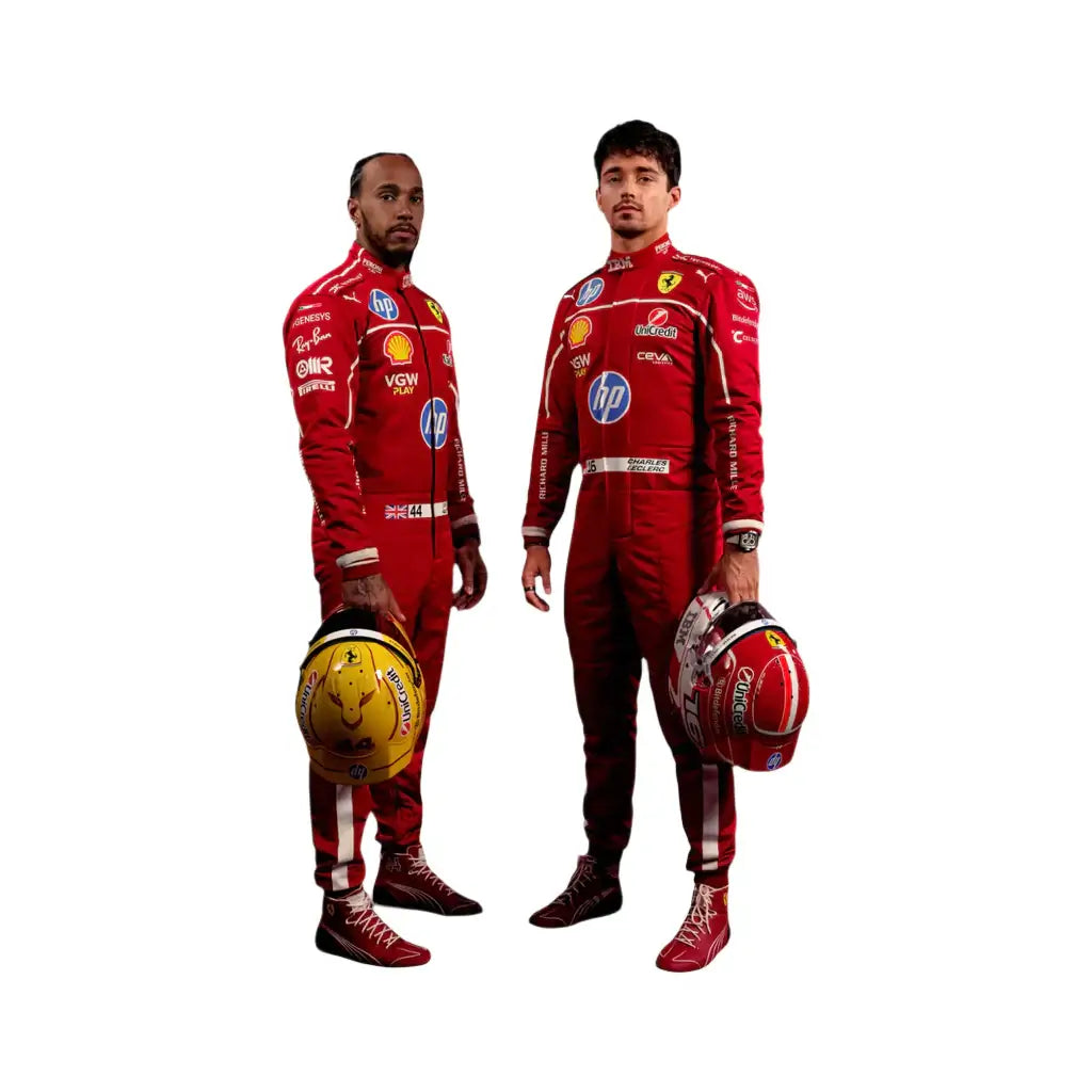 2025 Charles Leclerc Scuderia Ferrari HP F1 Replica Race Suit