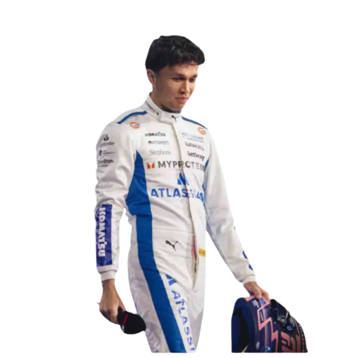 Discover the exclusive details of Alexander Albon's 2025 F1 race suit, featuring cutting-edge design and technology. Stay ahead in the world of motorsport fashion.